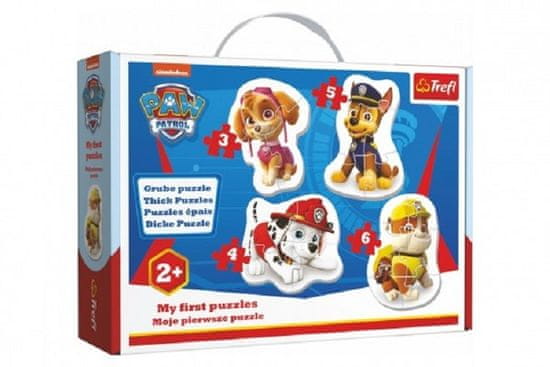 Trefl Baby puzzle - Skye, Marshall, Chase a Rubble / Tlapková patrola..