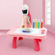Luxma Projektor na kreslení, stůl, fixy, robot 12MN
