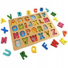 Luxma Puzzle dřevěné třídiče bloků písmen 1005