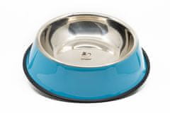 limaya Limaya nerezová miska pro psy a kočky s protiskluzovou gumou modrá 34 cm