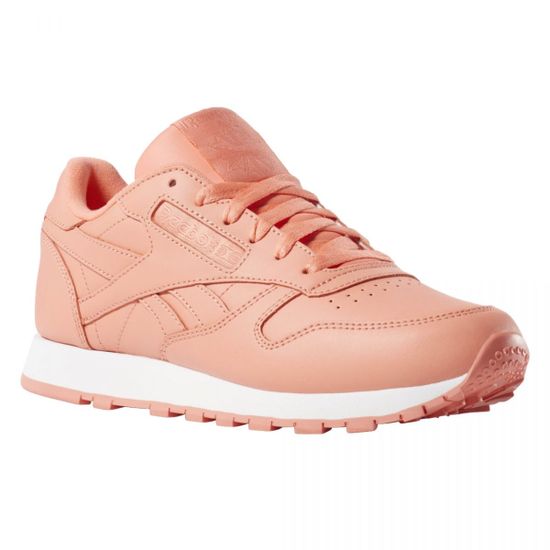 Reebok Dámské tenisky CL LEATHER 4 Broskvová / Bílá