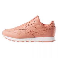 Reebok Dámské tenisky CL LEATHER 4 Broskvová / Bílá