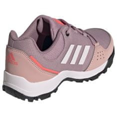 Adidas Dětské outdoorové boty HYPERHIKER LOW K 5,5 Světle fialová / Světle růžová / Oranžová