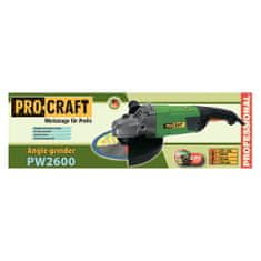 Procraft PW2600 bruska úhlová 230mm 2600W