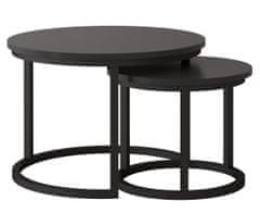 eoshop Konferenční stolek Lorento, černá (černá konstrukce)
