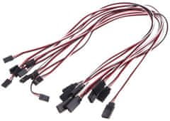YUNIQUE GREEN-CLEAN Lead Wire Servo prodlužovací kabel pro Futaba Jr Servo část, 500mm x 50cm, 10ks