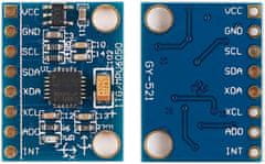 YUNIQUE GREEN-CLEAN 1 ks modul GY-521 MPU-6050 3-osý gyroskop a akcelerometr pro Arduino