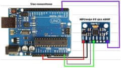 YUNIQUE GREEN-CLEAN 1 ks modul GY-521 MPU-6050 3-osý gyroskop a akcelerometr pro Arduino