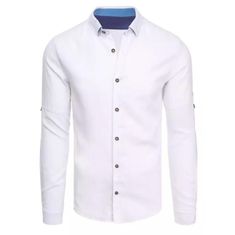 Dstreet Pánská košile WILL bílá dx2296 XXL