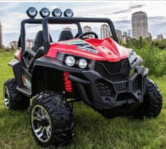 Moje Auto MEGA BUGGY 4X4 2x12V RYCHLOST NOVÉ PRO 2 DĚTI, MĚKKÉ