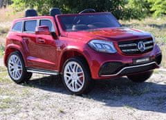 Moje Auto MERCEDES GLS 63, 4 MOTORY, 2X12V, MĚKKÉ KOLO,