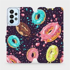 Mobiwear Flip pouzdro na mobil Samsung Galaxy A23 / A23 5G VP19S Donutky