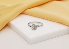 Brilio Silver Elegantní stříbrný prsten se zirkony RI048W (Obvod 54 mm)