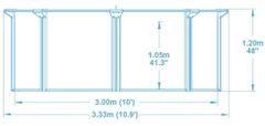 Bestway Bazén Hydrium 3 x 1,2 m - 56566