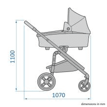 Maxi-Cosi Plaza+ kočárek 2v1 Essential Black