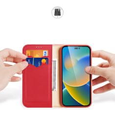 Dux Ducis Hivo kožené pouzdro na iPhone 14 PRO MAX 6.7" Red