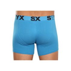 Styx 3PACK pánské boxerky long sportovní guma vícebarevné (U9696863) - velikost XL