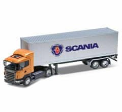 Welly - tahač s přívěsem scania r 470 model 1:32