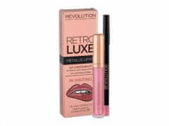 Kraftika 5.5ml retro luxe metallic lip kit,