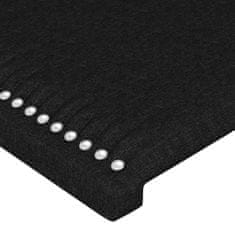 Greatstore Čelo postele černé 90x5x78/88 cm textil