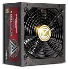 Zalman zdroj WATTTERA ZM1200-EBTII 1200W, aktivní, 135mm ventilátor, modulární, 80PLUS Gold