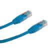 patch cord UTP cat5e 0,5M modrý