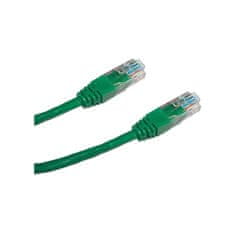 DATACOM patch cord UTP cat5e 0,25M zelený