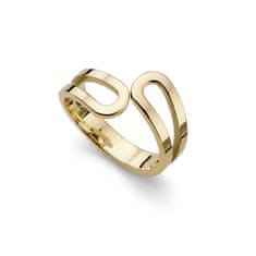 Oliver Weber Minimalistický pozlacený prsten Character 41198G (Obvod 54 mm)