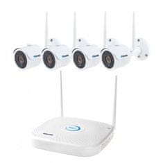 Secutek WiFi kamerový systém SLG-WIFI2108PGE4FE200 - 4x2Mpix kamera, NVR