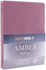 FLHF Prostěradlo Amber purple 200-220x200 DecoKing