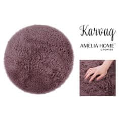FLHF Karvag růžový moderní koberec 120 kol AmeliaHome