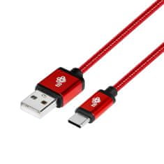 Cable USB - USB C 1.5 m ruby