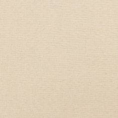 Vidaxl Taštičková matrace krémová 120 x 200 x 20 cm textil