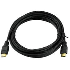 Kabel HDMI 1.4 (M), Full HD/4K 10.2Gbps, černý 10m