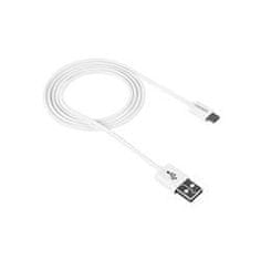 Canyon Nabíjecí kabel Micro USB - USB 2.0, bílá