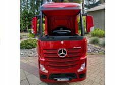 Moje Auto Bateriový vůz Mercedes Actros Red Paint