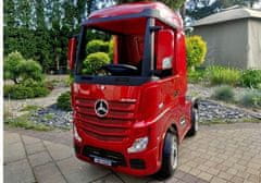 Moje Auto Bateriový vůz Mercedes Actros Red Paint