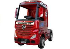 Moje Auto Bateriový vůz Mercedes Actros Red Paint