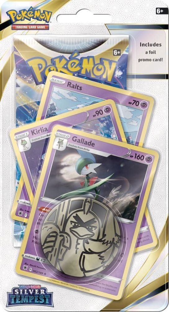 Pokémon TCG: SWSH12 Silver Tempest - Premium Checklane Blister Ralts, Kirlia, Gallade