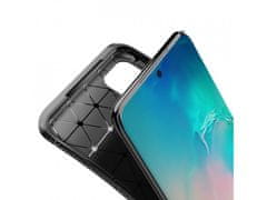 Bomba Měkký obal carbon look pro Huawei - černý Model: Y6 (2019) / Y6 Pro (2019) / Y6s