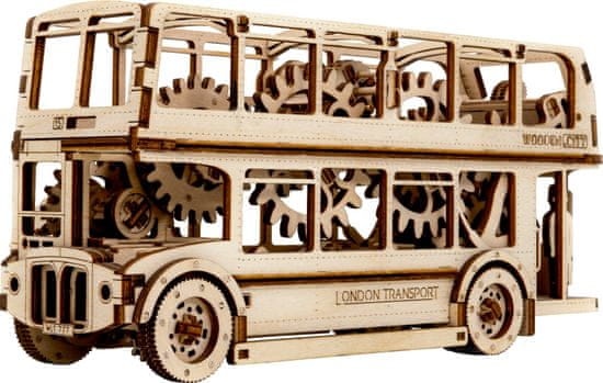 Wooden city 3D puzzle Londýnský autobus 216 dílů