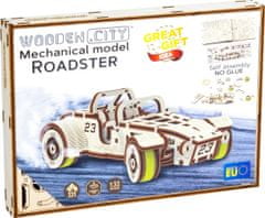 Wooden city 3D puzzle Automobil Roadster 111 dílů