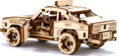 Wooden city 3D puzzle Superfast Police Car