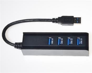 USB 3.0 Superspeed HUB 4-portový