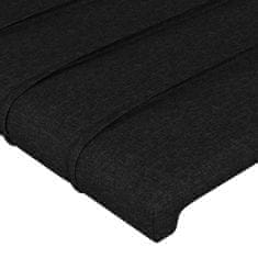 Greatstore Čelo postele typu ušák černé 83x23x78/88 cm textil