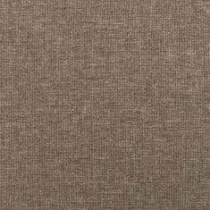 Vidaxl Taštičková matrace taupe 90x190x20 cm textil