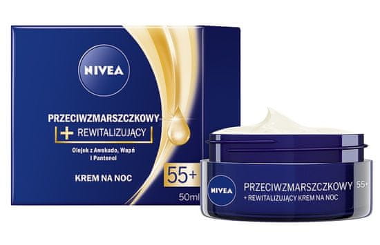 Nivea Revitalizační noční krém proti vráskám 55+ 50 ml