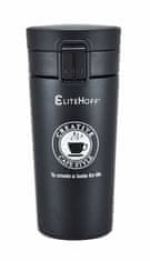 EliteHoff Termohrnek na kávu 350 ml s filtrem Elitehoff Black