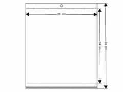 Kraftika 100ks ransparent celofánové sáčky s lepicí lištou a závěsem