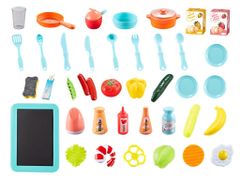 iMex Toys dětská kuchyňka se zvuky a tekoucí vodou růžová 